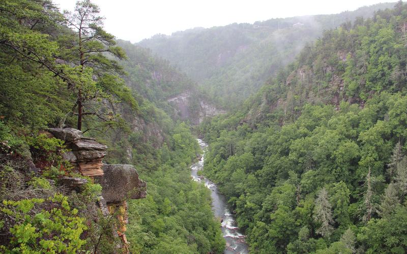 Tallulah Gorge from an overlook, Georgia