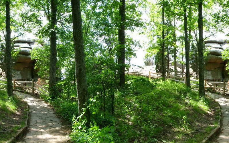 The Garden of the Gods in Shawnee National Forest, Illinois