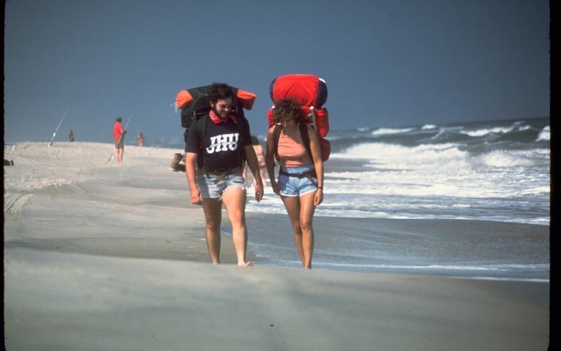 The beach at Assateague Island National Seashore, Maryland