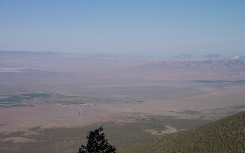 Great Basin National Park seen from Wheeler Peak, Nevada