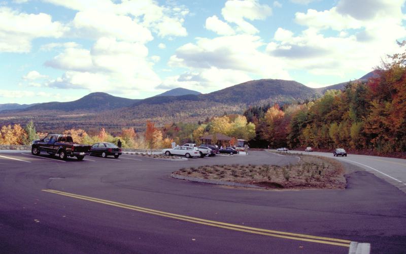 The White Mountains from Sugar Hill Overlook on the Kancamagus Highway, New Hampshire