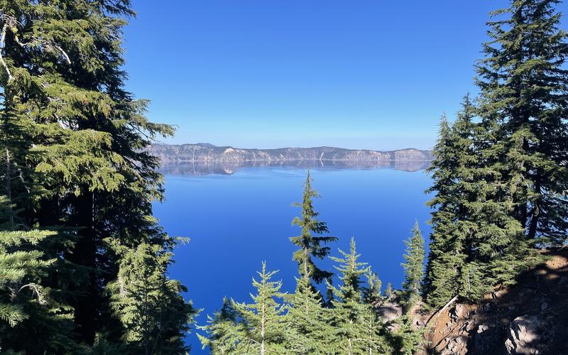 Crater Lake and Wizard Island, Crater Lake National Park, Oregon