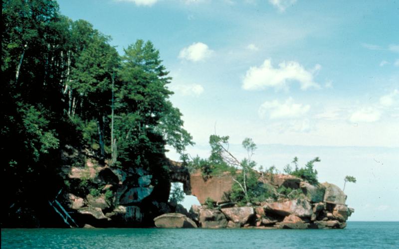 Raspberry Island in the Apostle Islands, Wisconsin